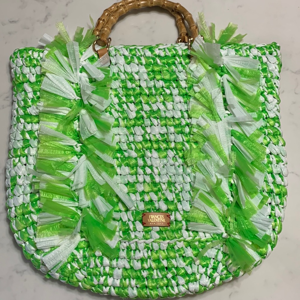 Frances Valentine Fuzzy Tote SO CUTE